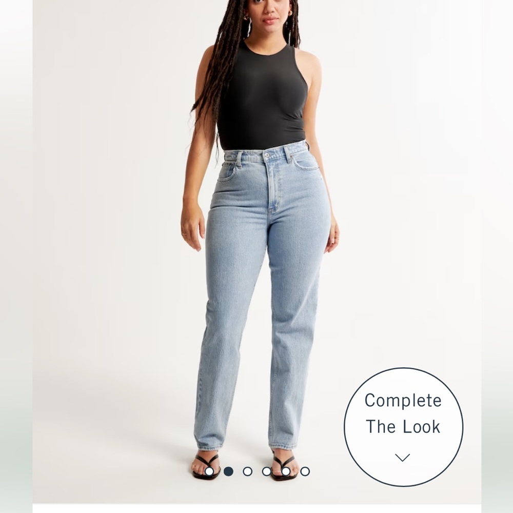 AE Curve Love Ultra High Rise 90s Straight Jean